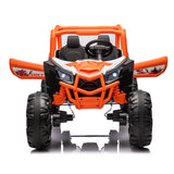 24V Ride On XXL UTV car for kid,2seater with two safety belts, Side by Side 4x4 Ride on Off-Road Truck with Parent Remote Control, Battery Powered Electric Car w/High Low Speed, two safety belts.