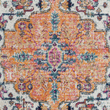 Boho Medallion Woven Area Rug