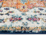 Boho Medallion Woven Area Rug