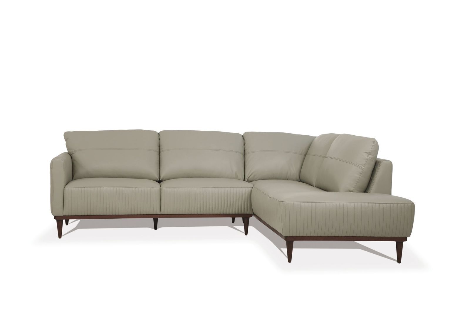 ACME Tampa Sectional Sofa, Airy Green Leather