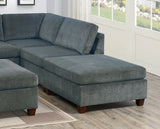 Grey Chenille Modular Sectional 6pc Set