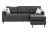 Blue Grey Modular Sectional