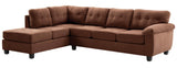 Glory Furniture Gallant G902B-SC Sectional , CHOCOLATE