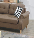 Light Coffee Reversible Corner Sectional