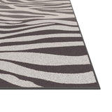 Tabora Brown and Gray Viscose Area Rug