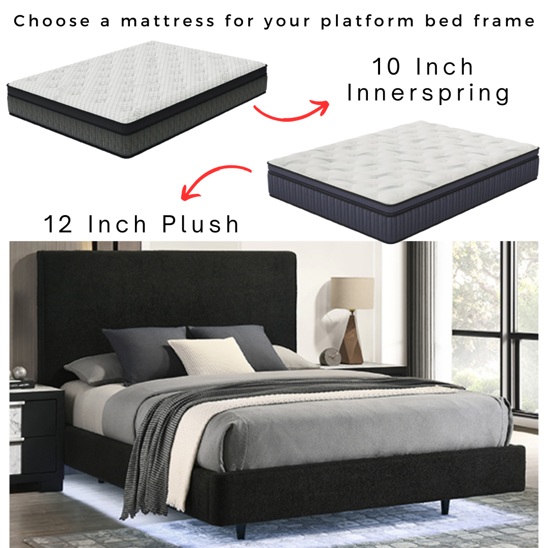 MIDTOWN LED BED & MATTRESS COMBO