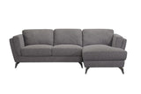 Beckett Sectional Sofa in Gray Fabric