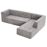 110.2*72.8" Light Grey Modular Living Room Sofa Set