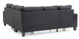 Glory Furniture Newbury G475B-SC SectionalÃŠÃŠ , BLACK