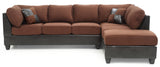 Glory Furniture Pounder G290B-SC Sectional , CHOCOLATE