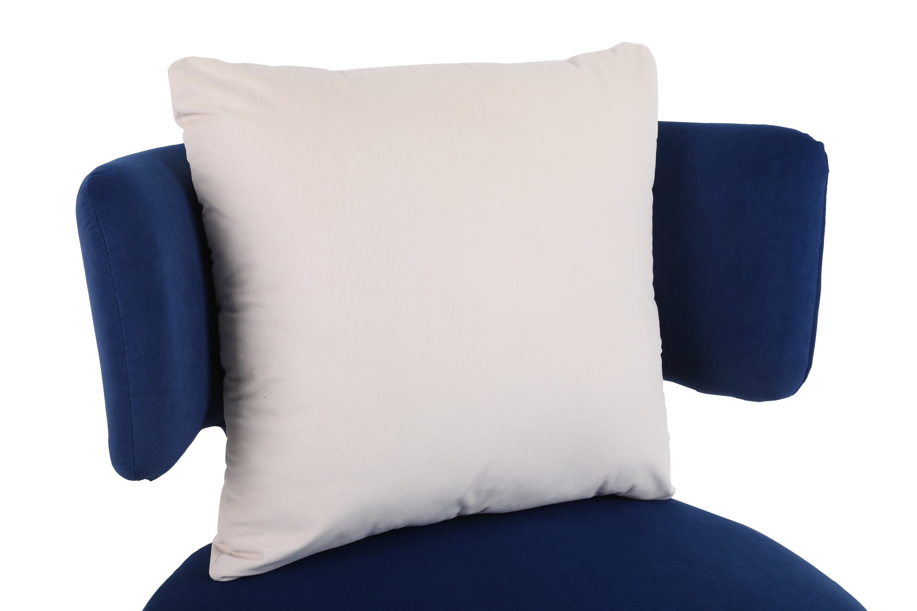 Swivel Accent Chair Armchair, Round Barrel Chair in Fabric for Living Room Bedroom