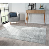 Moroccan Bordered Global Woven Area Rug