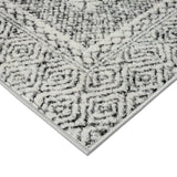 Moroccan Bordered Global Woven Area Rug