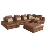 112.7" Modular Sectional w/ ottoman