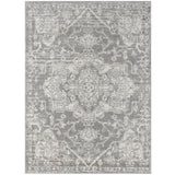 Distressed Medallion Woven Area Rug