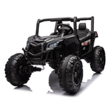 24V Ride On XXL UTV car for kid,2seater with two safety belts, Side by Side 4x4 Ride on Off-Road Truck with Parent Remote Control, Battery Powered Electric Car w/High Low Speed, two safety belts.