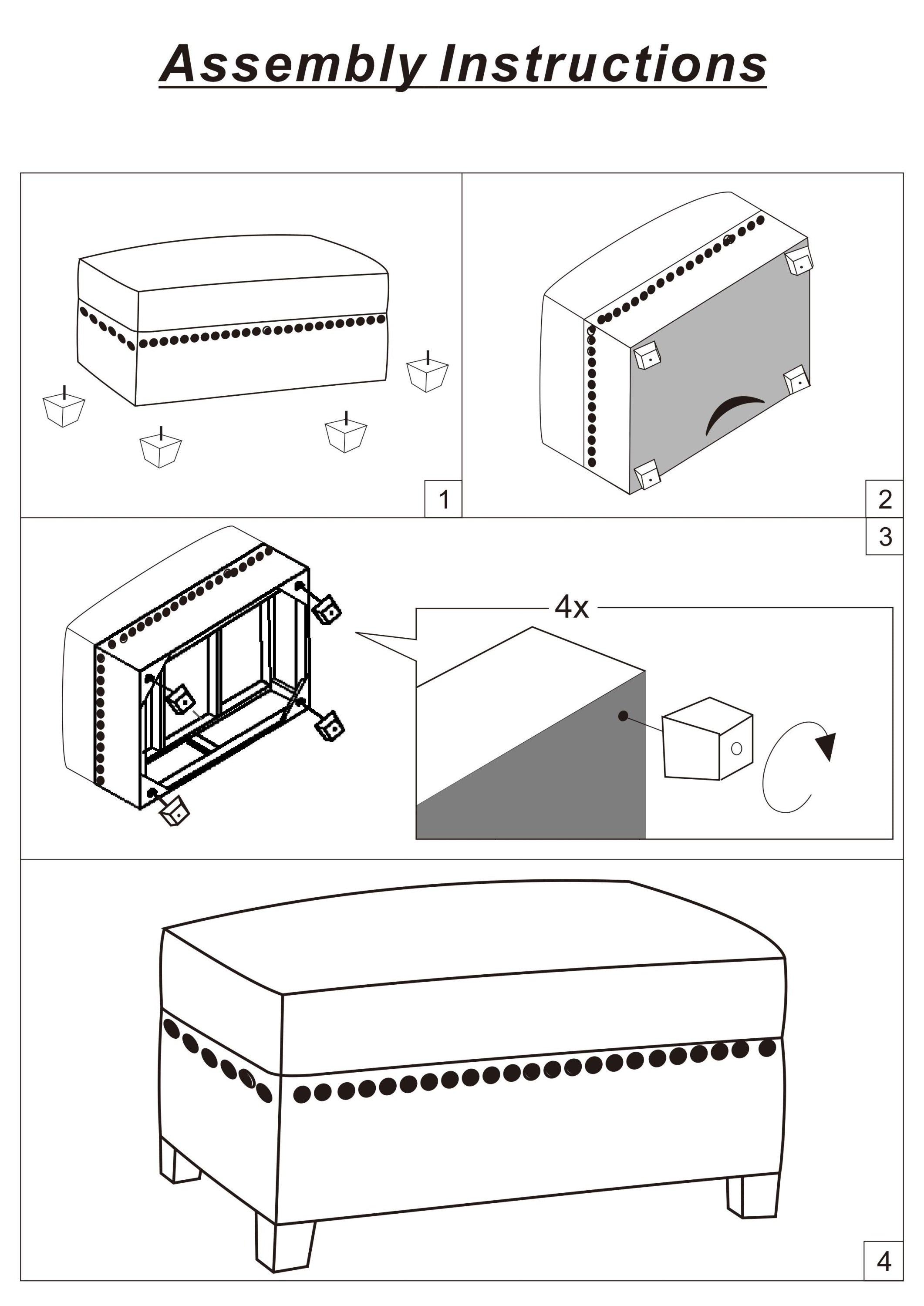3-pcs Reversible Sectional in Black Polyfiber