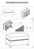 3-pcs Reversible Sectional in Black Polyfiber