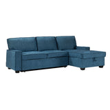 Roger INDIGO Pull Out  Sleeper Sectional