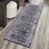 Distressed Vintage Persian Woven Area Rug