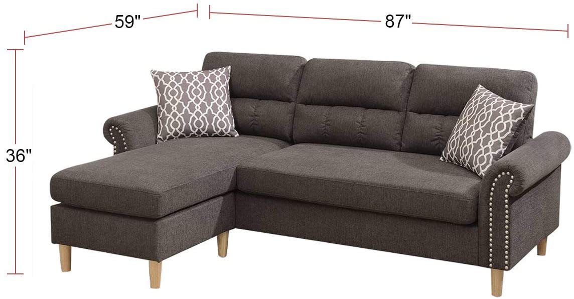 Tan Reversible Sectional
