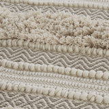 Woven Texture Stripe Bath Rug