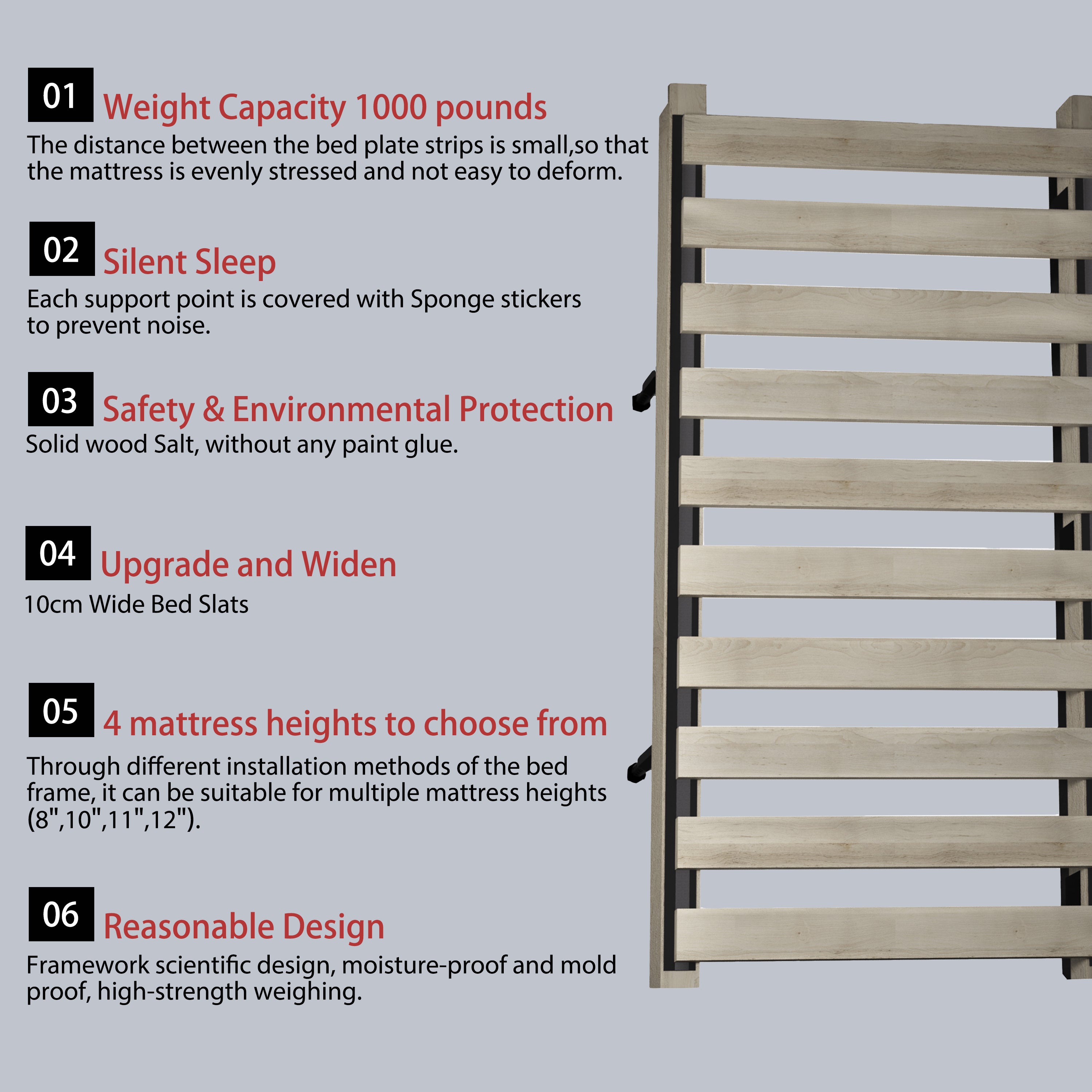 King Size Luxury Upholstered Platform Bed with Oversized Padded Backrest and Solid Wood Frame,suitable for Multiple heights of mattresses,Beige(Old Sku:W1885S00015)