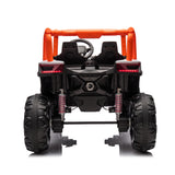 24V Ride On XXL UTV car for kid,2seater with two safety belts, Side by Side 4x4 Ride on Off-Road Truck with Parent Remote Control, Battery Powered Electric Car w/High Low Speed, two safety belts.