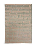 Maze Lt. Blue/Grey Area Rug 8x10