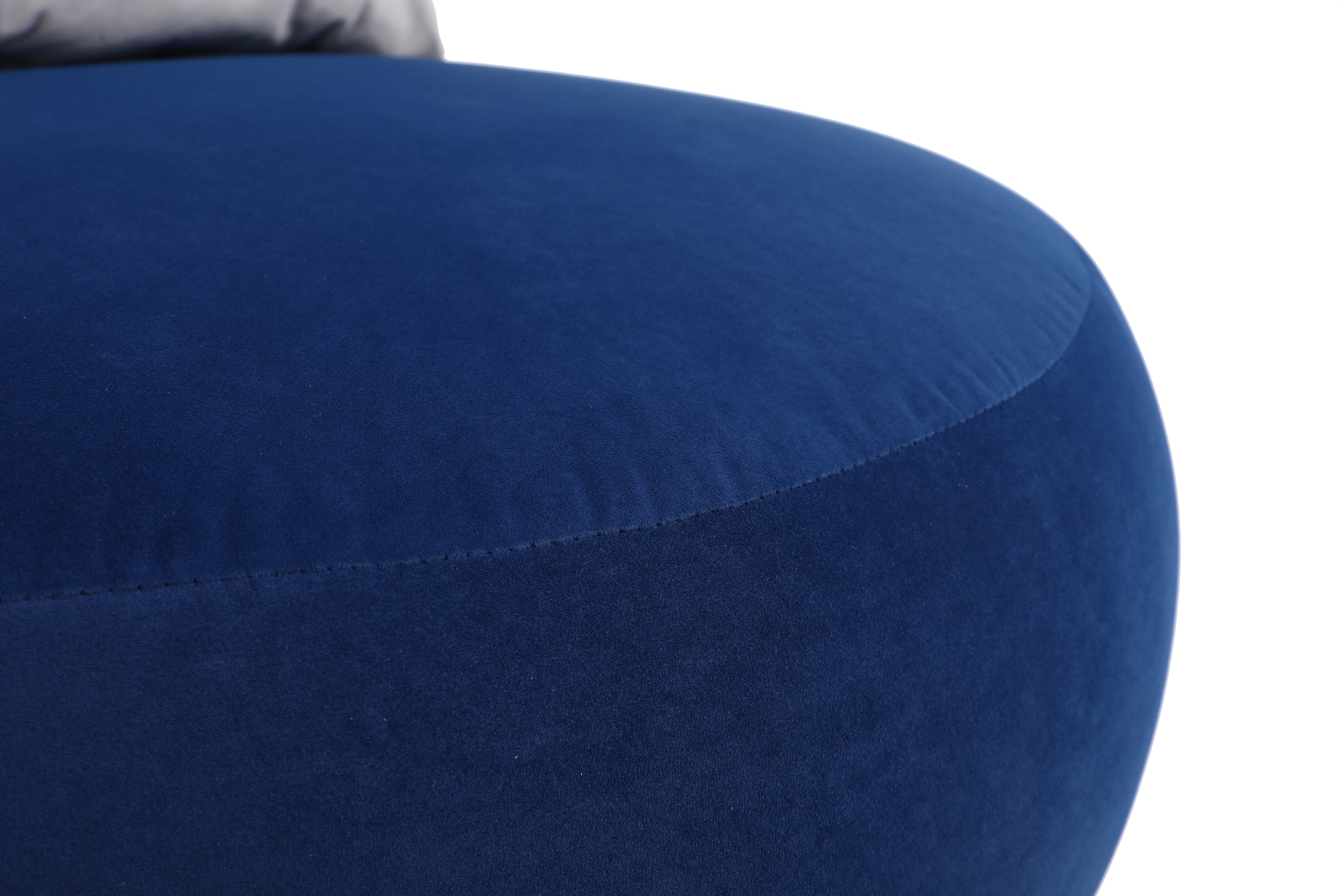 Swivel Accent Chair Armchair, Round Barrel Chair in Fabric for Living Room Bedroom