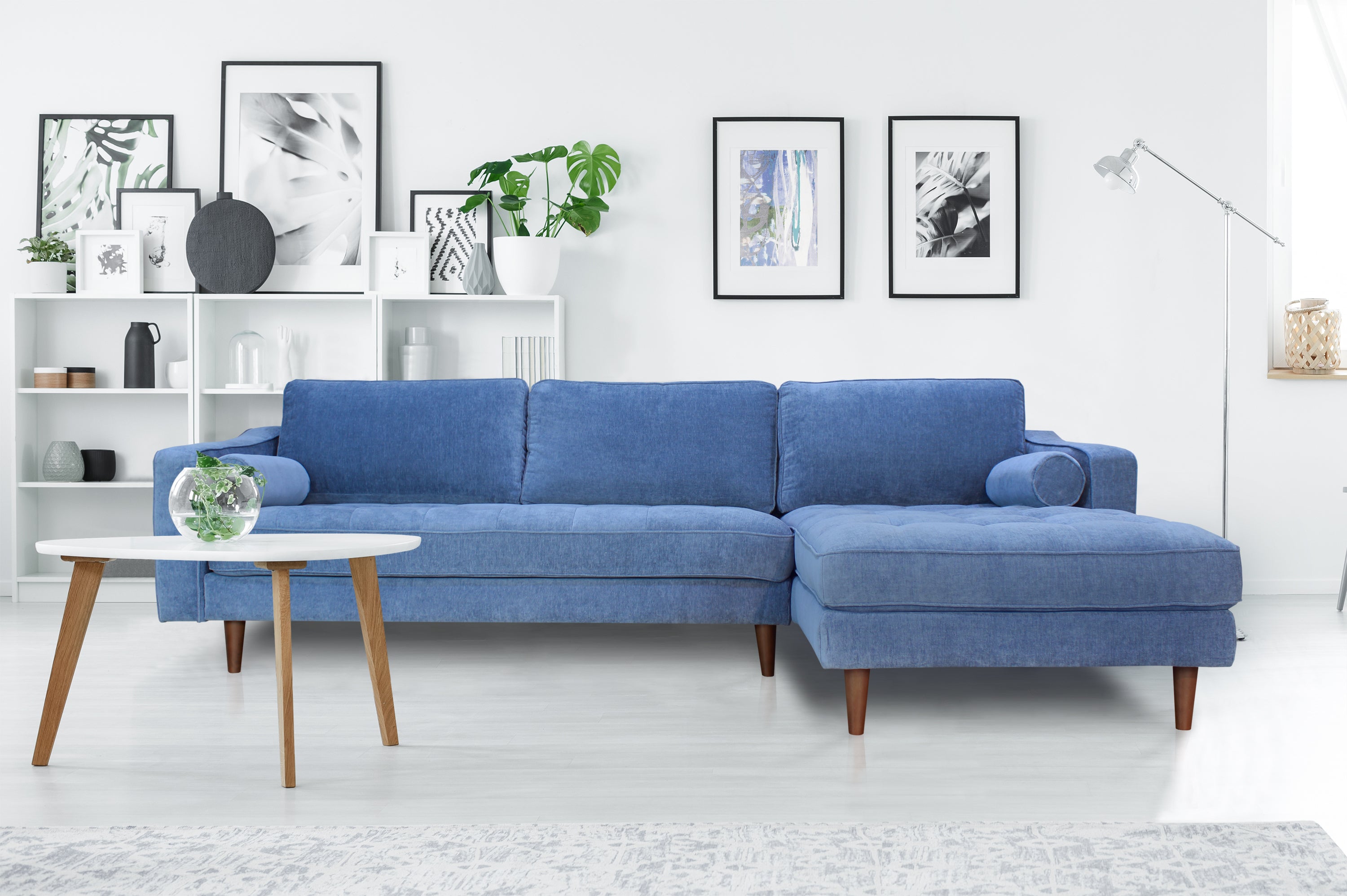 ANDERSON DENIM BLUE RAF SECTIONAL
