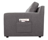 Waylon Gray Linen 6-Seater U-Shape Sectional Sofa Chaise and Pocket