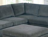 Grey Chenille Modular Sectional 9pc Set