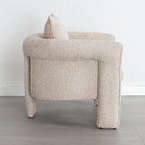 Beige Modern Style Accent Chair