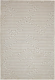 Orbit Ivory Area Rug 5x8