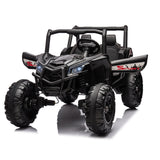 24V Ride On XXL UTV car for kid,2seater with two safety belts, Side by Side 4x4 Ride on Off-Road Truck with Parent Remote Control, Battery Powered Electric Car w/High Low Speed, two safety belts.