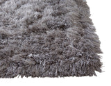 Shag Grey Area Rug 5x8