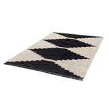 Black & Ivory Modern Area Rug