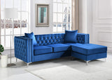 Glory Furniture Paige G829B-SC Sofa Chaise , BLUE