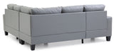 Glory Furniture Newbury G461B-SC SectionalÃŠÃŠ , GRAY