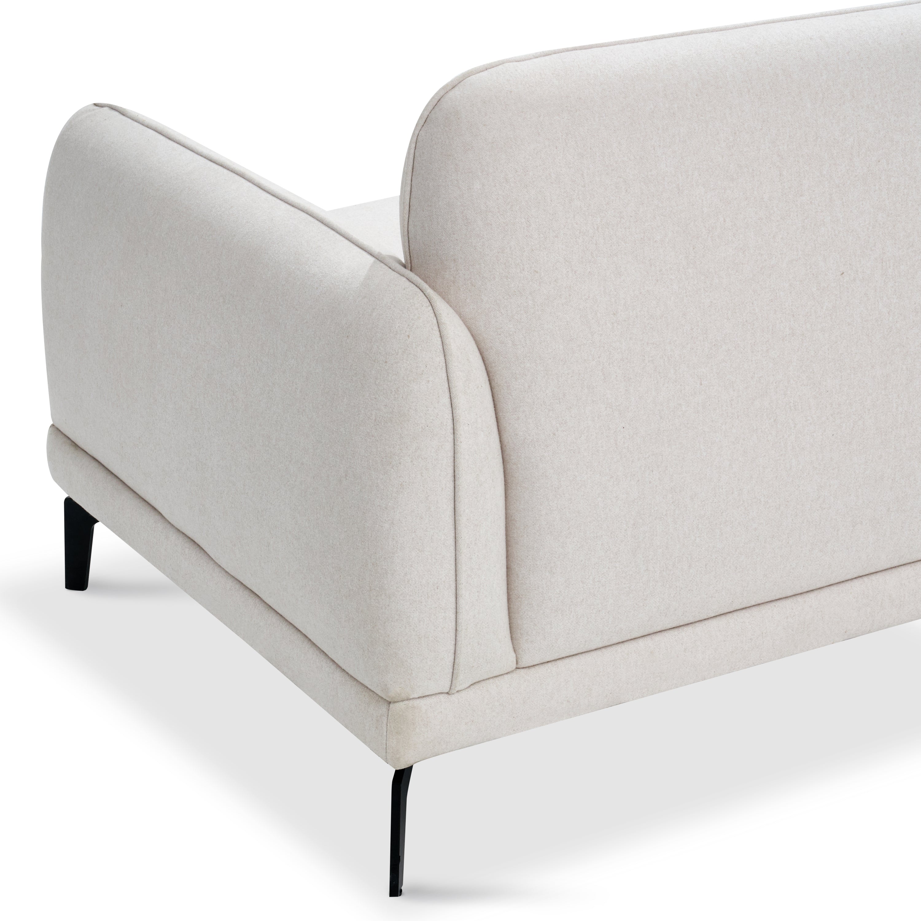 Modern Minimalist Winceyette Sofa 72.8 x 37.4 x 34.6 in