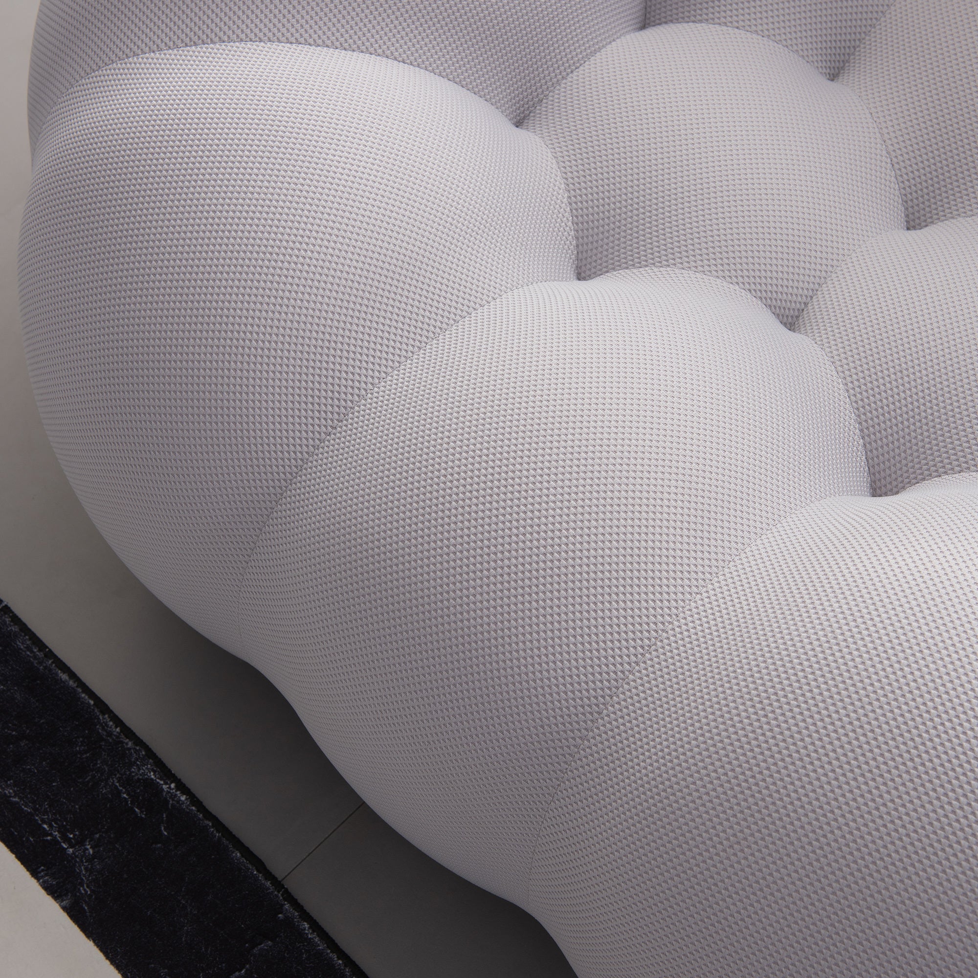 [VIDEO provided]74.8'' Modern bubble floor couch for living room,gray