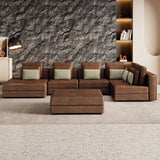 112.7" Modular Sectional w/ ottoman