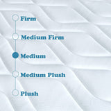 TWIN SIZE- 6" Medium Innerspring Hybrid Mattress