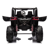 24V Ride On XXL UTV car for kid,2seater with two safety belts, Side by Side 4x4 Ride on Off-Road Truck with Parent Remote Control, Battery Powered Electric Car w/High Low Speed, two safety belts.