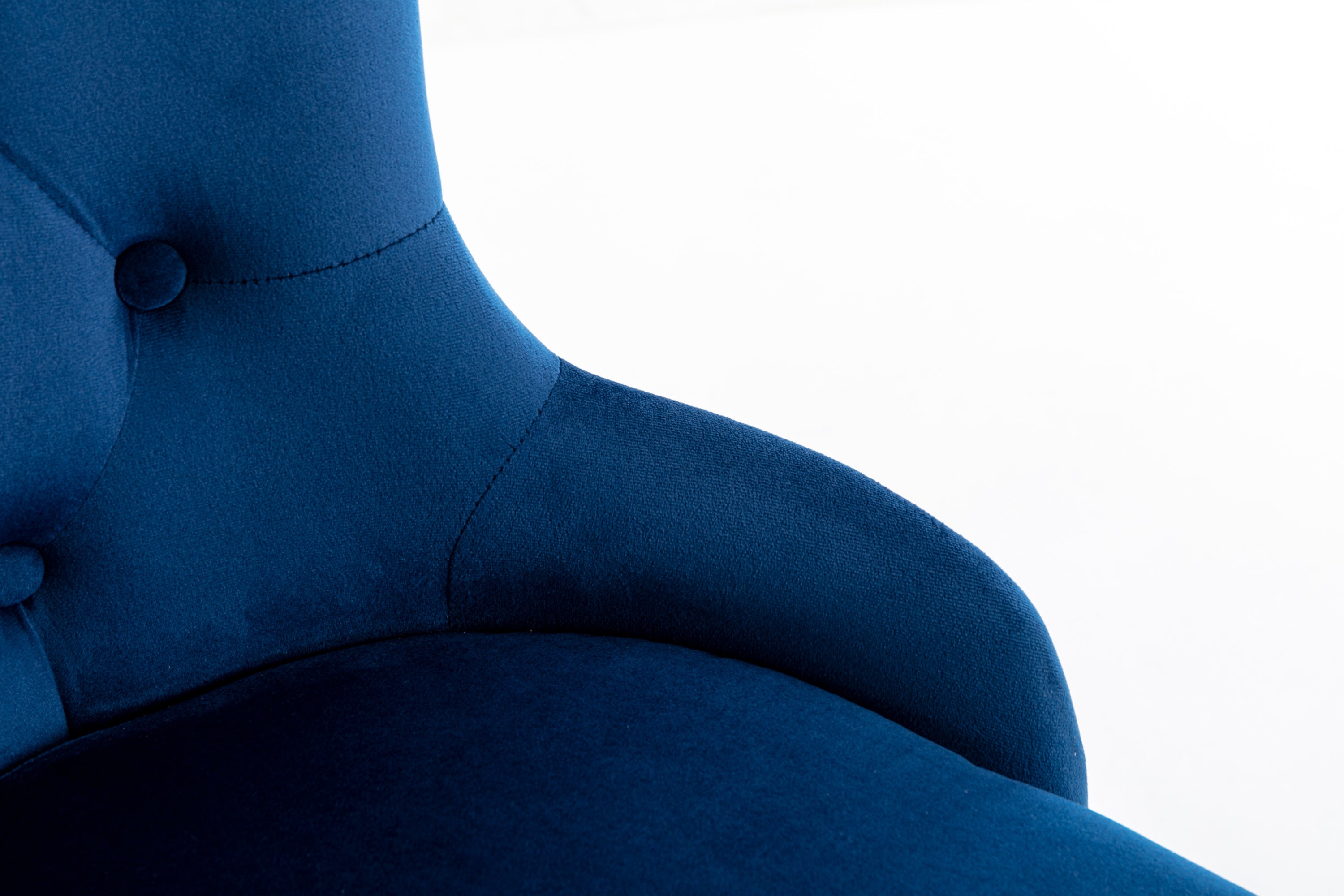 Swivel Velvet Barstools Adjusatble Seat Height , Modern Upholstered Bar Stools with Backs Comfortable Tufted for Home Pub and Kitchen Island（Dark Navy,Set of 2）