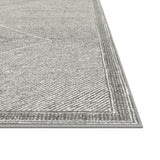 Benzara Gray Viscose Area Rug 8x10