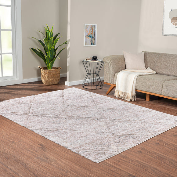 Talas Trellis Area Rug in Cream