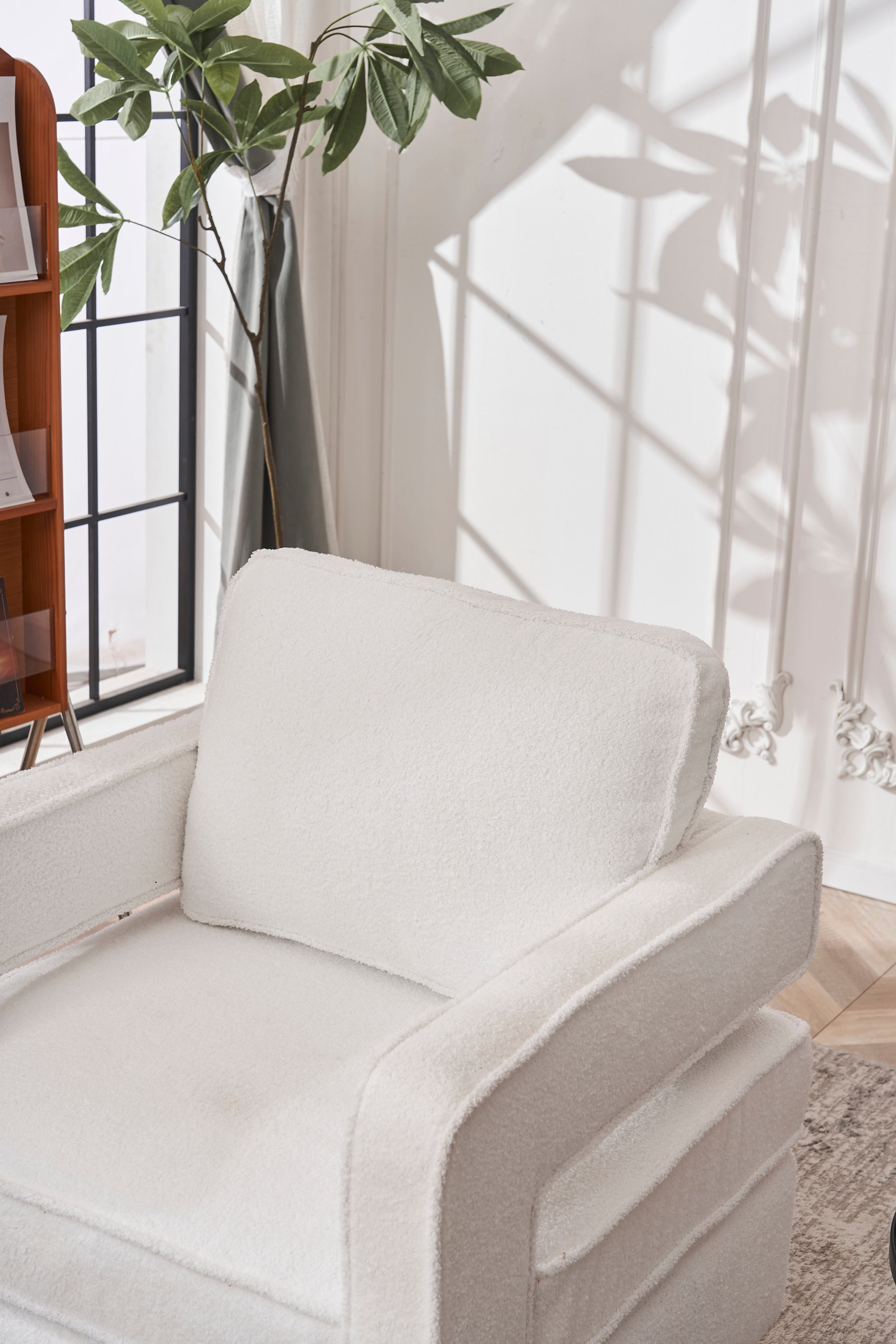 Swivel Barrel Chair for Living Room,360 Degree Swivel Club Modern Accent Single Sofa Chair, Small Leisure Arm Chair for Nursery, Hotel, Bedroom, Office