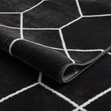 Trellis Geometric Woven Area Rug